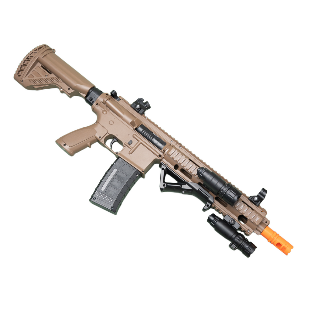 Tan-HK416 Gel Blaster with Full Accessories