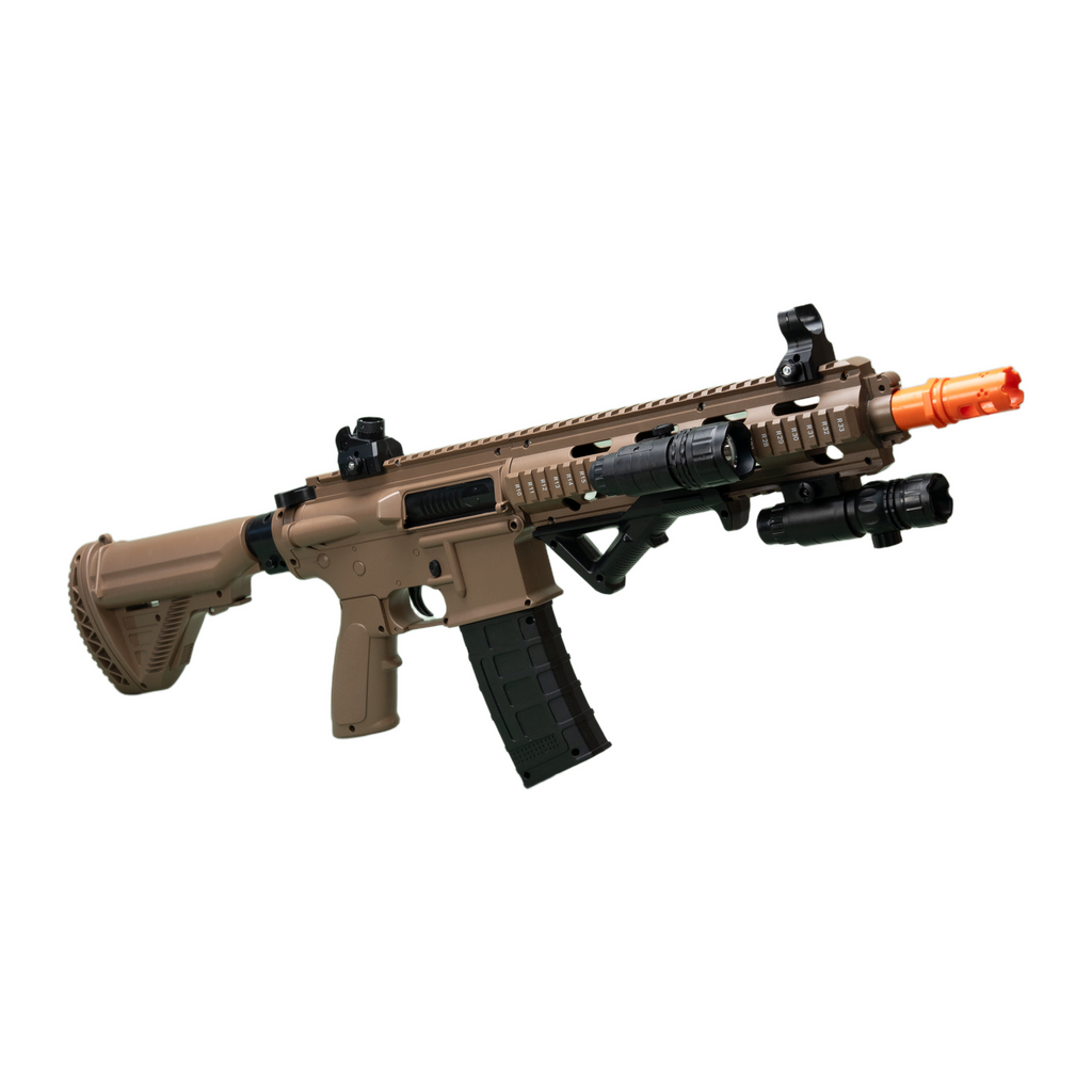 Tan-HK416 Gel Blaster with Full Accessories