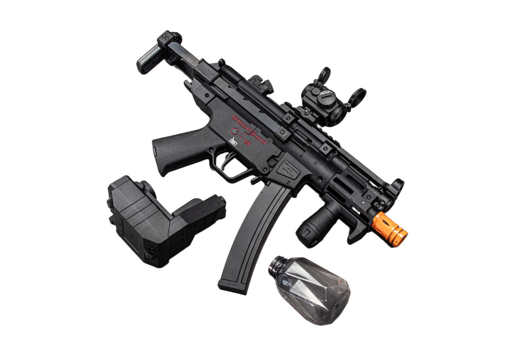 SHNEGYE SY MP5K-UTG Gel Blaster – High FPS, 18.6m Range, Two Magazines