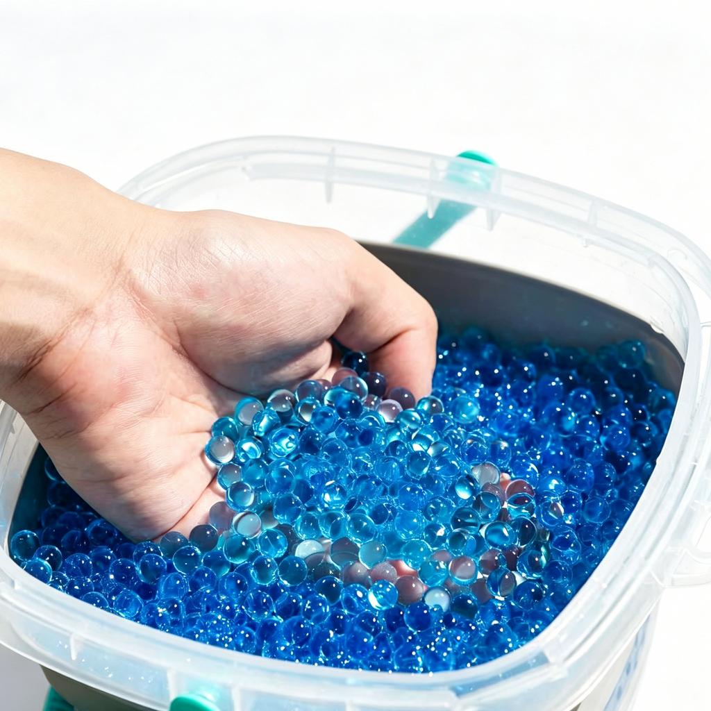 Foldable Bucket for Gel Balls