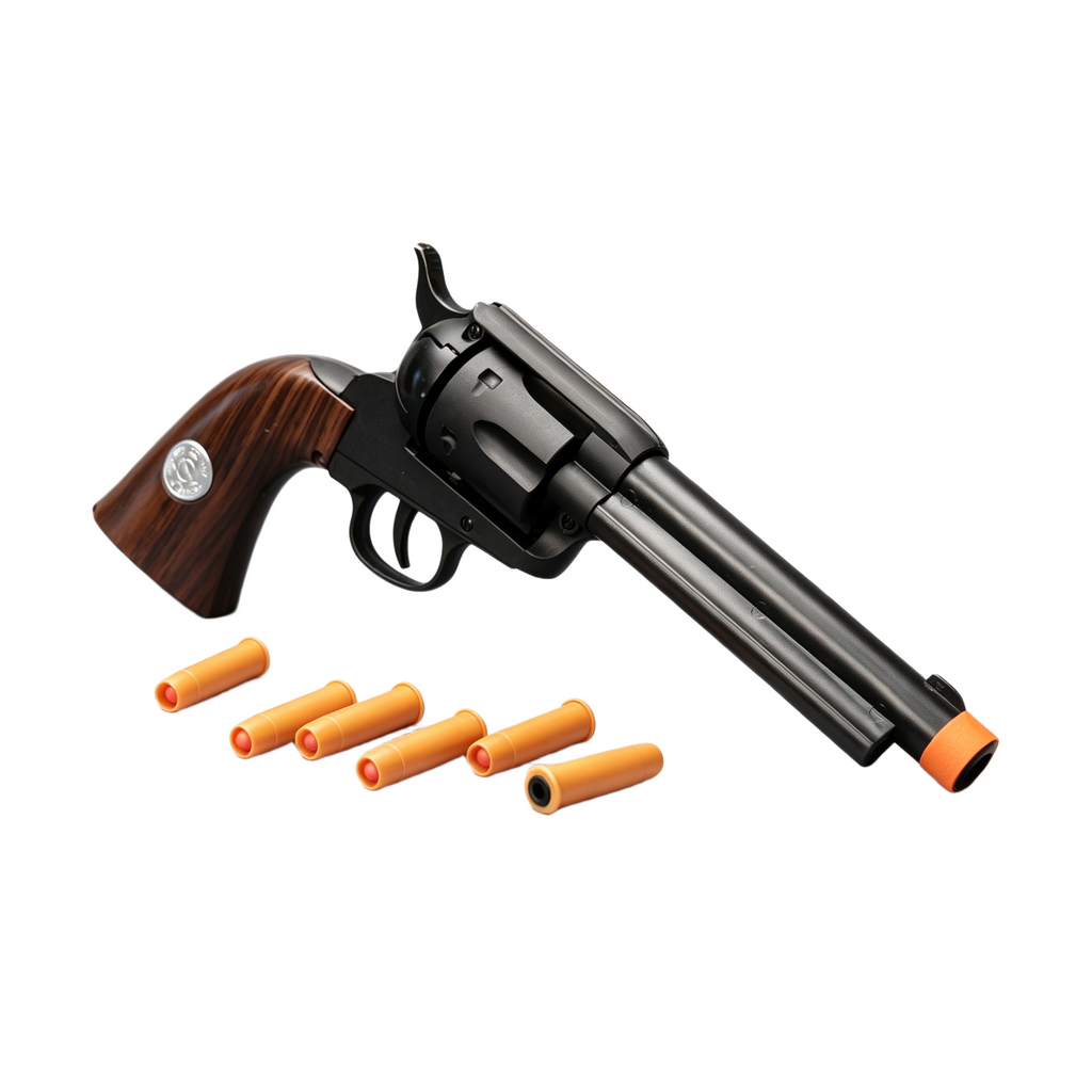 1873 Colt Revolver Nerf Blaster Toy – Authentic Cowboy Action with Safe EVA Darts